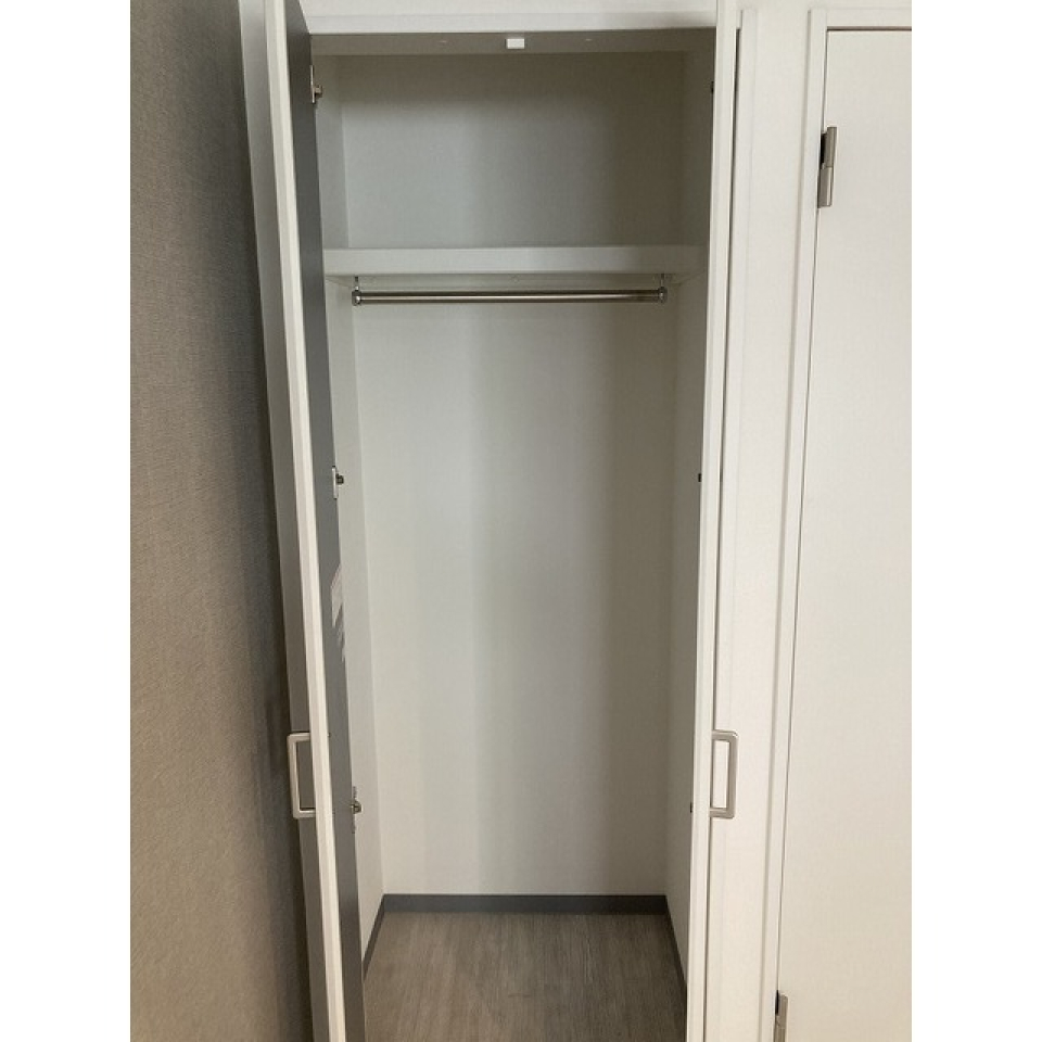 収納を開けた時の様子。