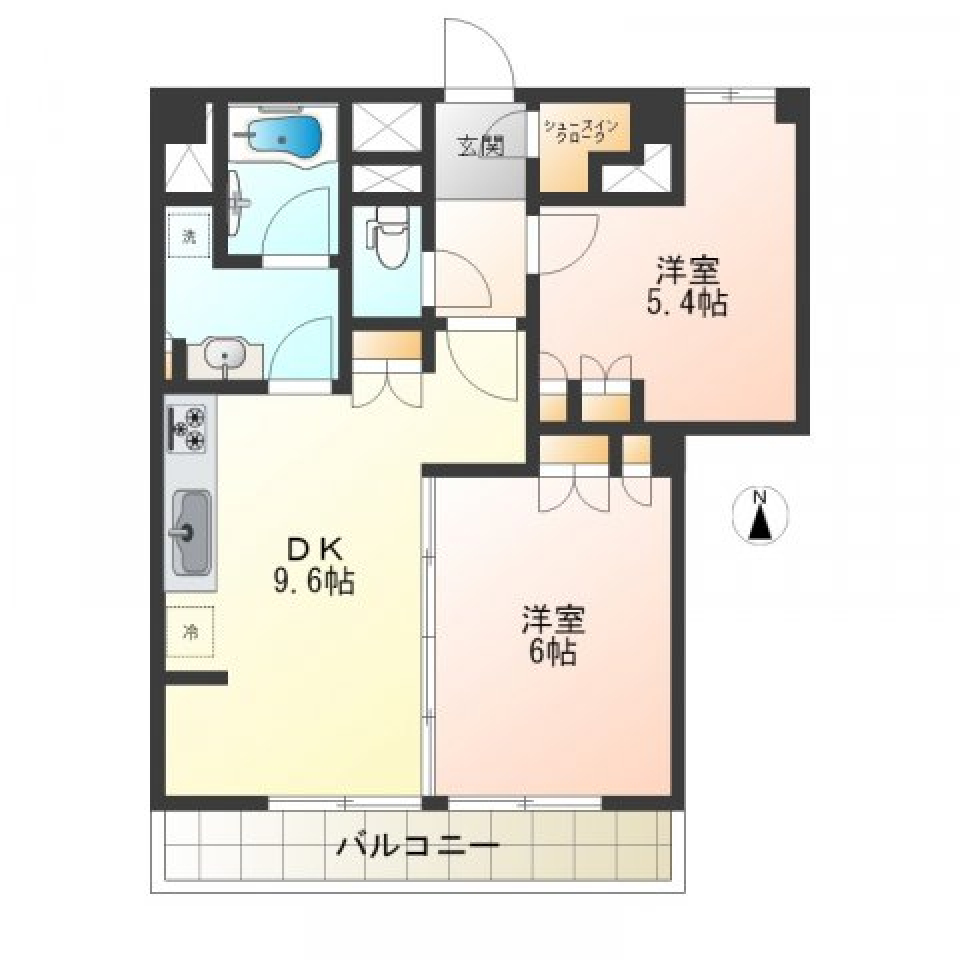 モダンなチェスボードの間取り図