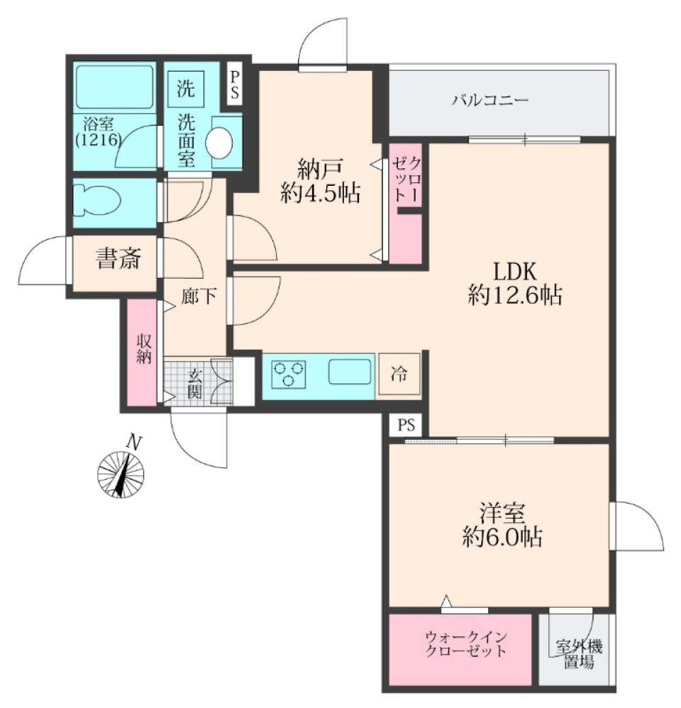 Maison Housedressing 405号室 ［ペット可・新築］の間取り図