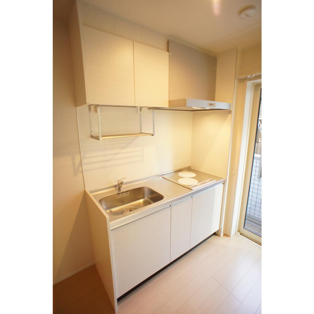 2口のIHコンロが標準装備です。