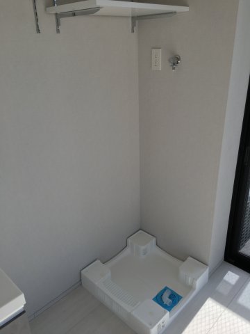 室内洗濯機置き場。