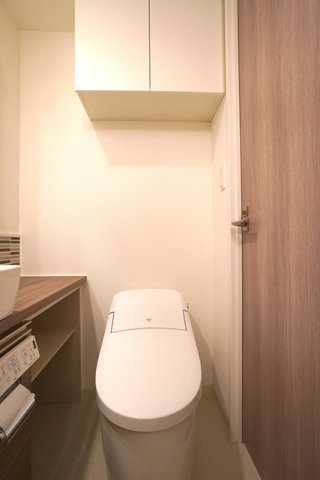 棚があるので整理整頓しやすそうですね。※写真は同タイプ住戸です。