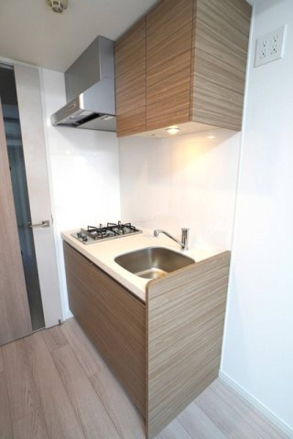 ２口のガスコンロが導入されています。※写真は同タイプ住戸です。