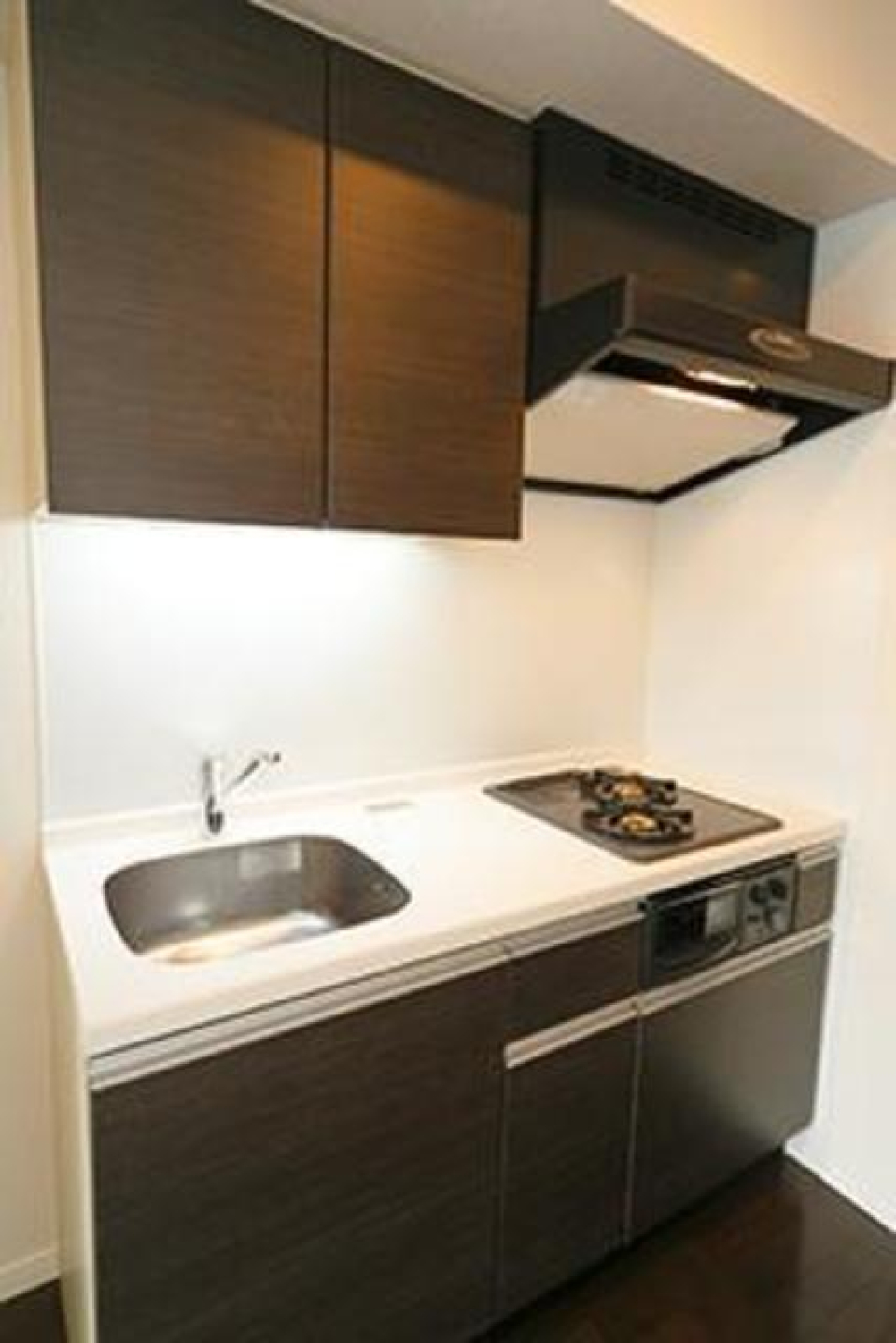 2口のガスコンロが導入されています。※写真は同タイプ住戸です。