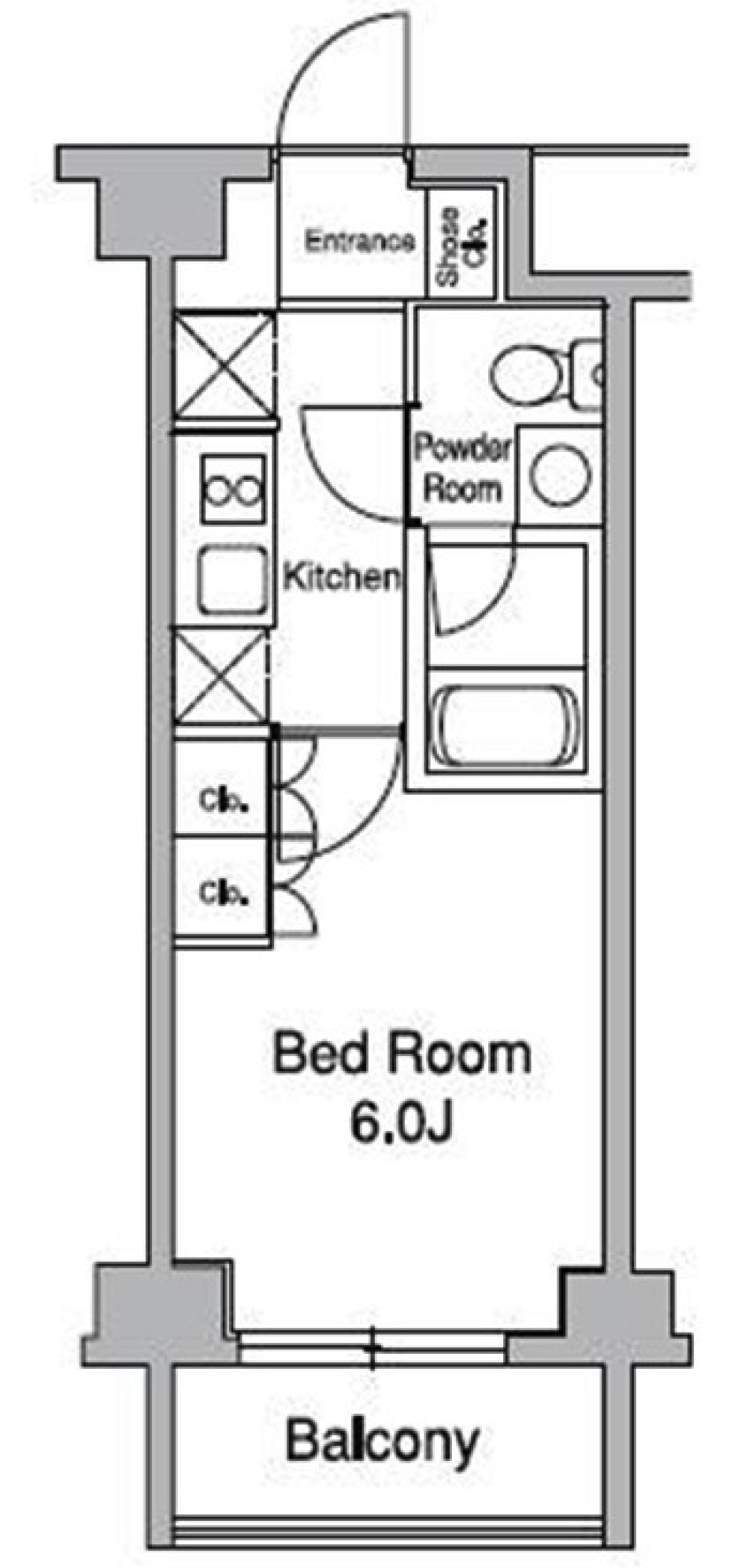 私のお部屋は目黒駅の近くの間取り図