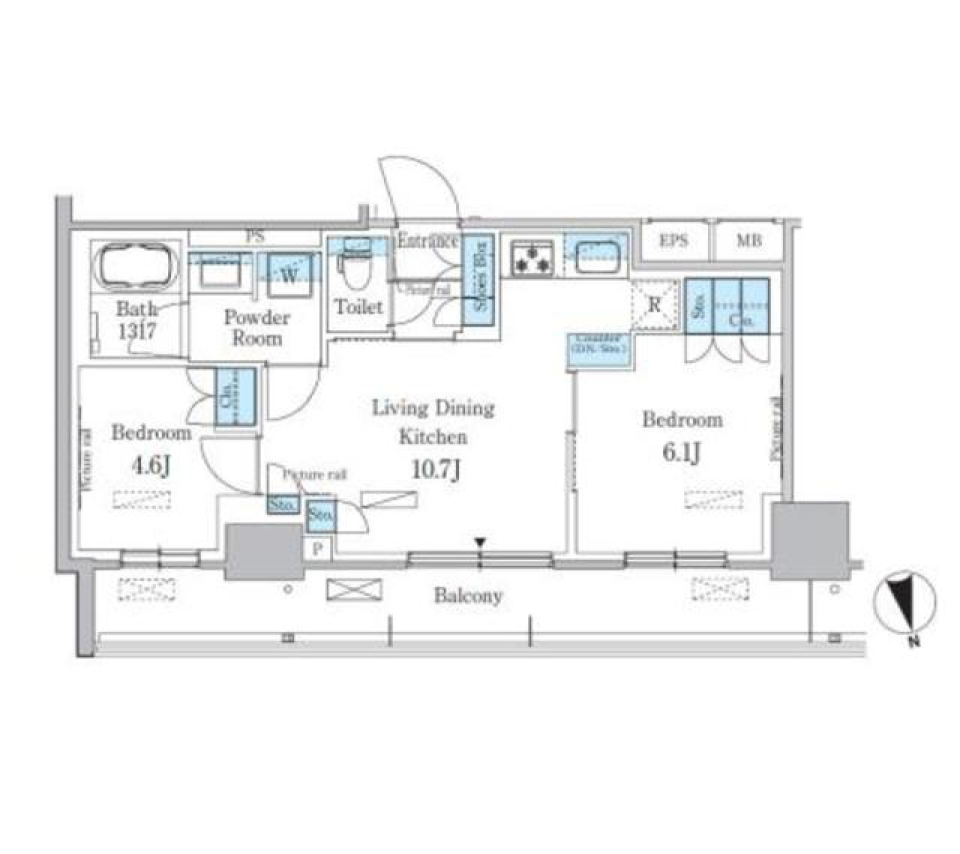 公園がある生活。QOL向上必至。［ペット可］の間取り図