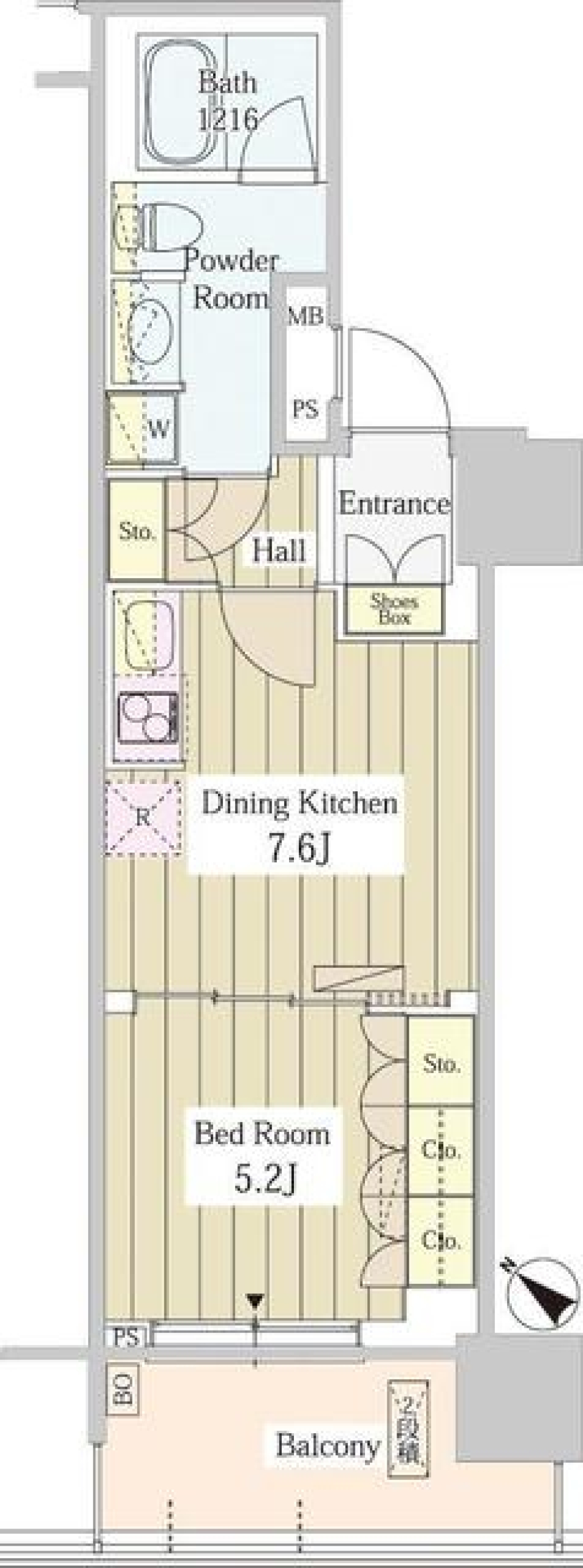 用途に合わせて空間をアジャストの間取り図
