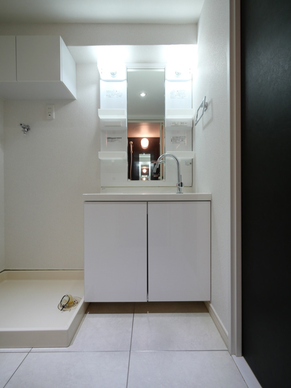 嬉しい独立洗面台。