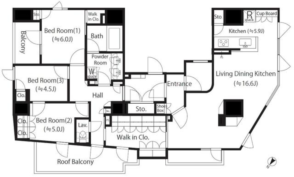 エレガントパノラマ・ヴィスタの間取り図