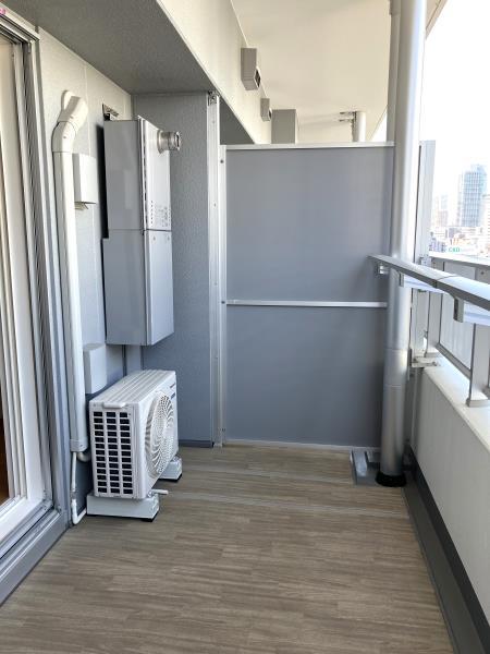 バルコニーに出た時の様子。