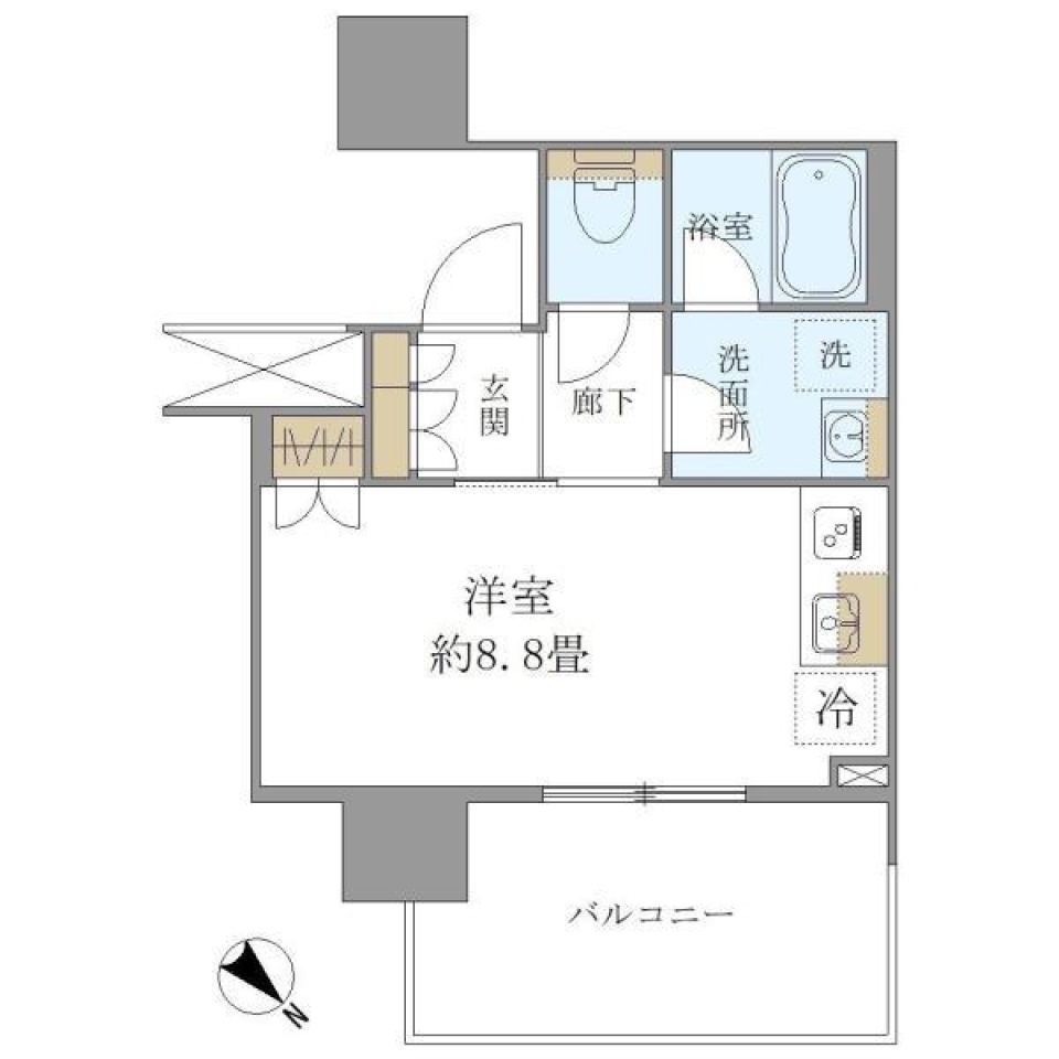 シーサイドブリーズを感じて朝を迎えるの間取り図