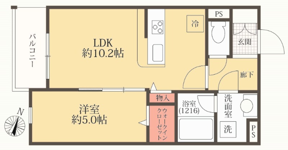 新しい場所で新しい生活を[新築]の間取り図