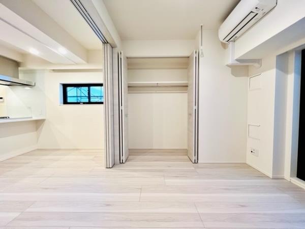 収納を開けた時の様子。