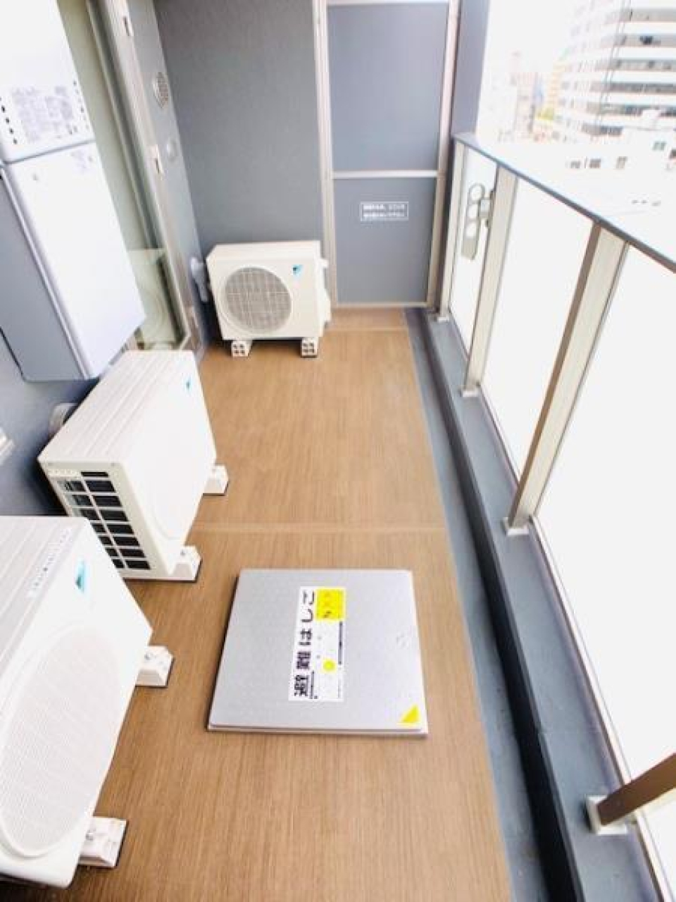 バルコニーの様子。