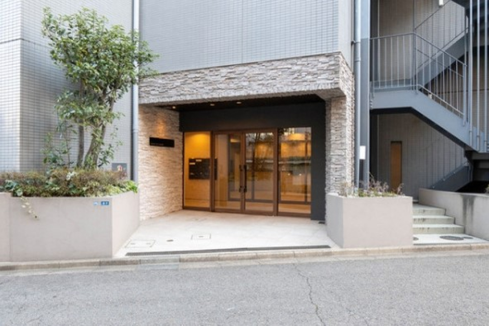 温かい雰囲気のあるエントランス