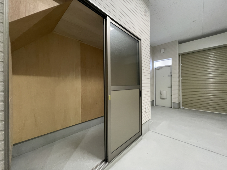 倉庫があるのは何かと便利で助かる