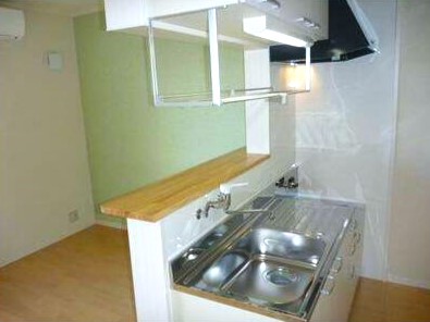 対面式のキッチン