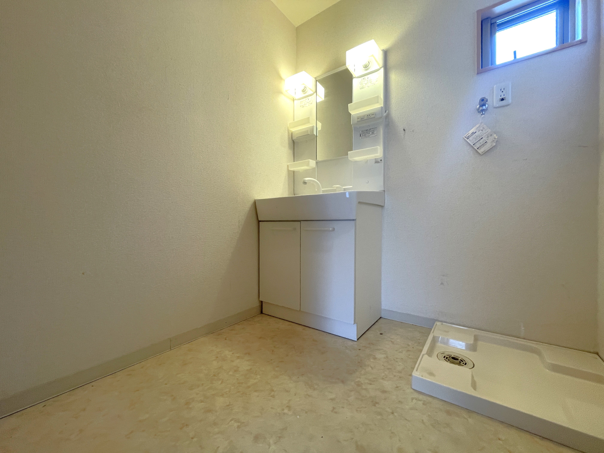 洗面所も広いです