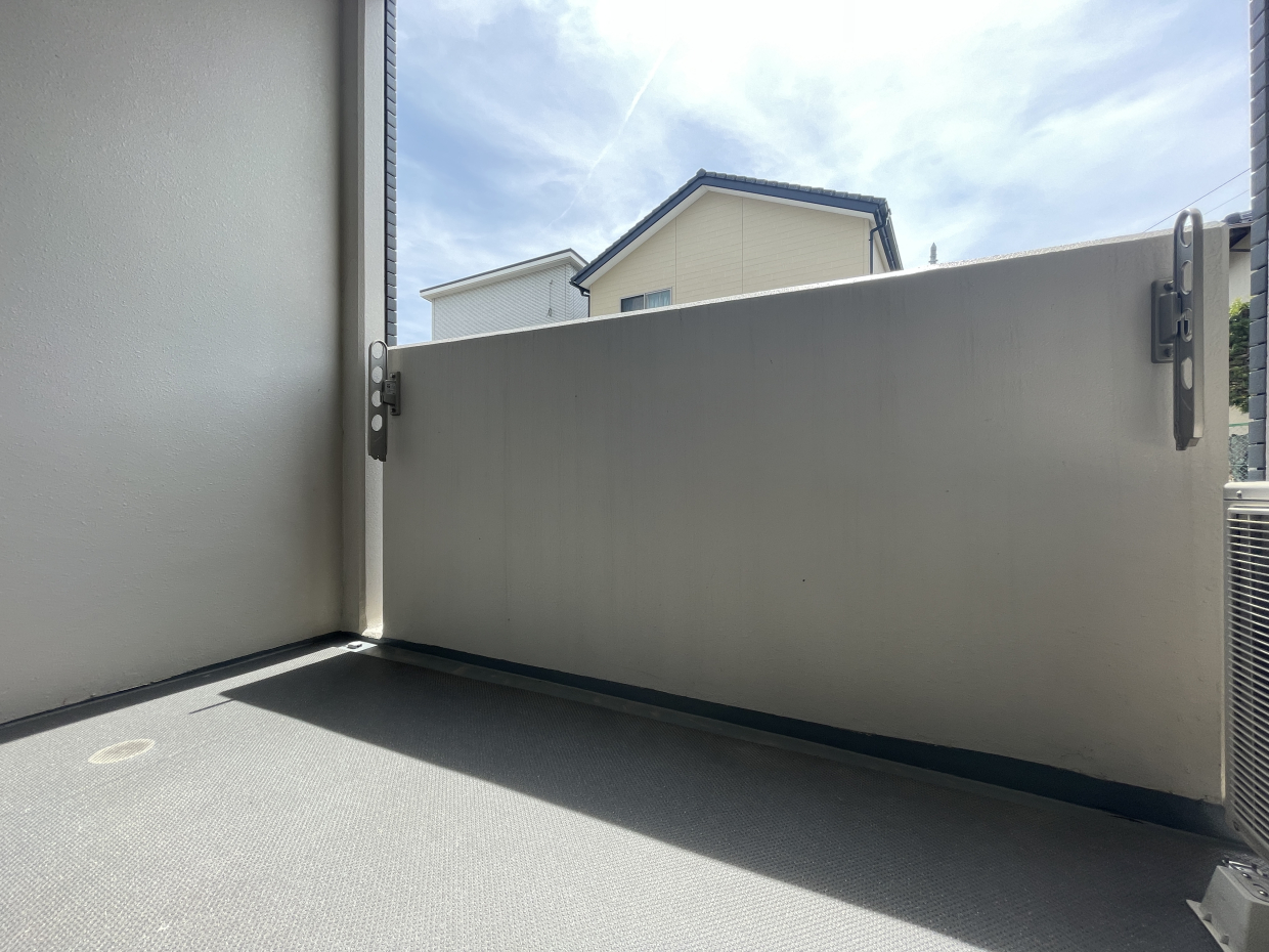 ベランダも日当たり良好