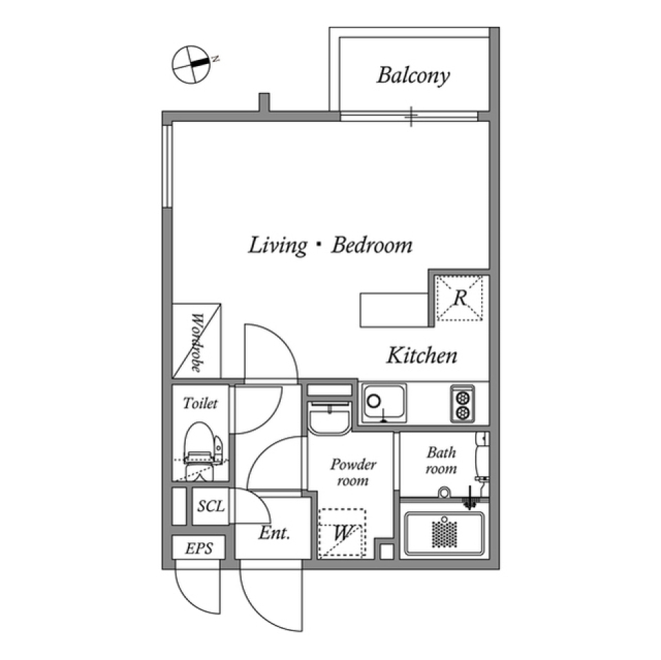 PASEO神楽坂 403号室［築浅］の間取り図