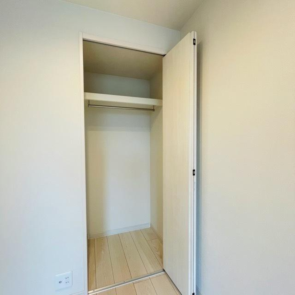 収納を開けた時の様子。