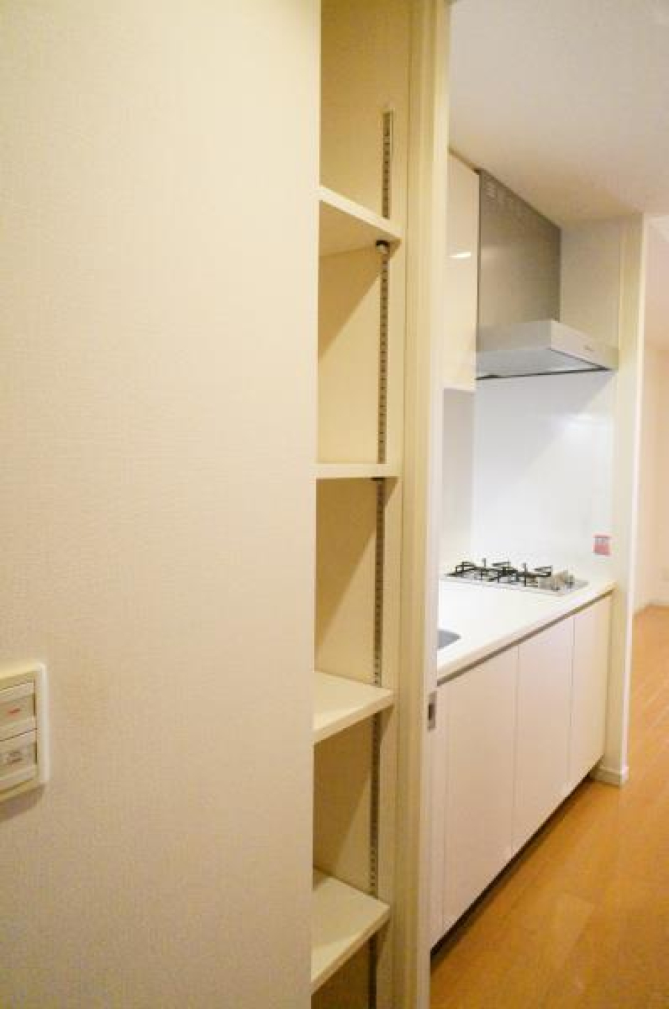 収納が横隣についています。