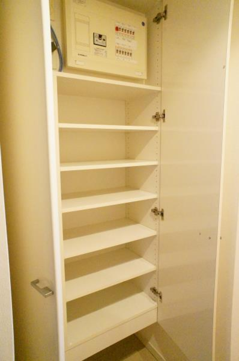 シューズボックスを開けた時の様子。