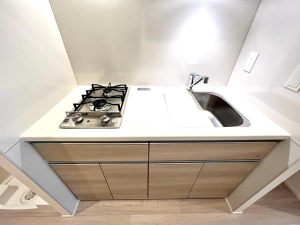 2口のガスコンロが導入されています。