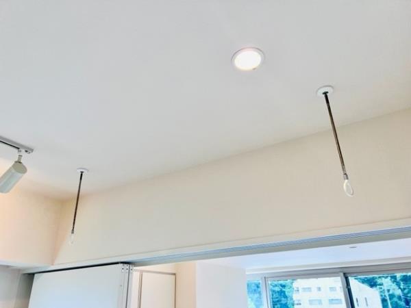 物干しがあるのが嬉しいですね！