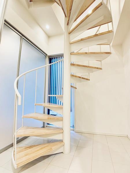 螺旋階段があります！