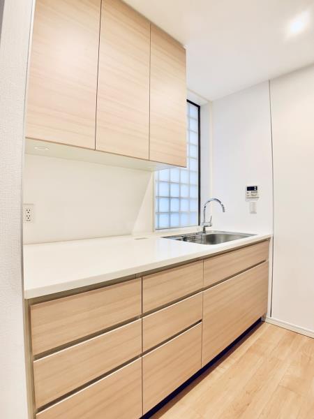 ３口のガスコンロが導入されています。