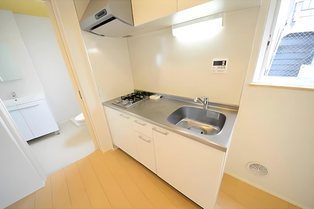 ２口のガスコンロが導入されています。