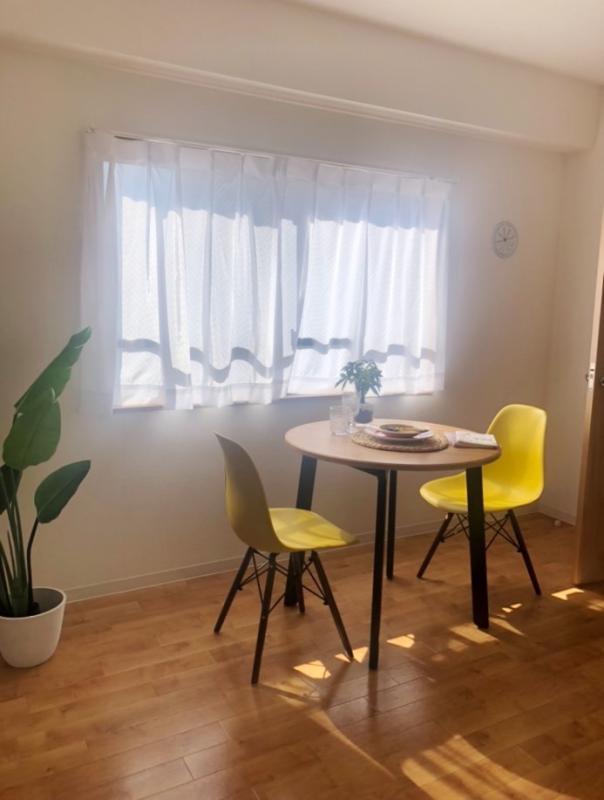 10.58㎡のリビングダイニングになっています。