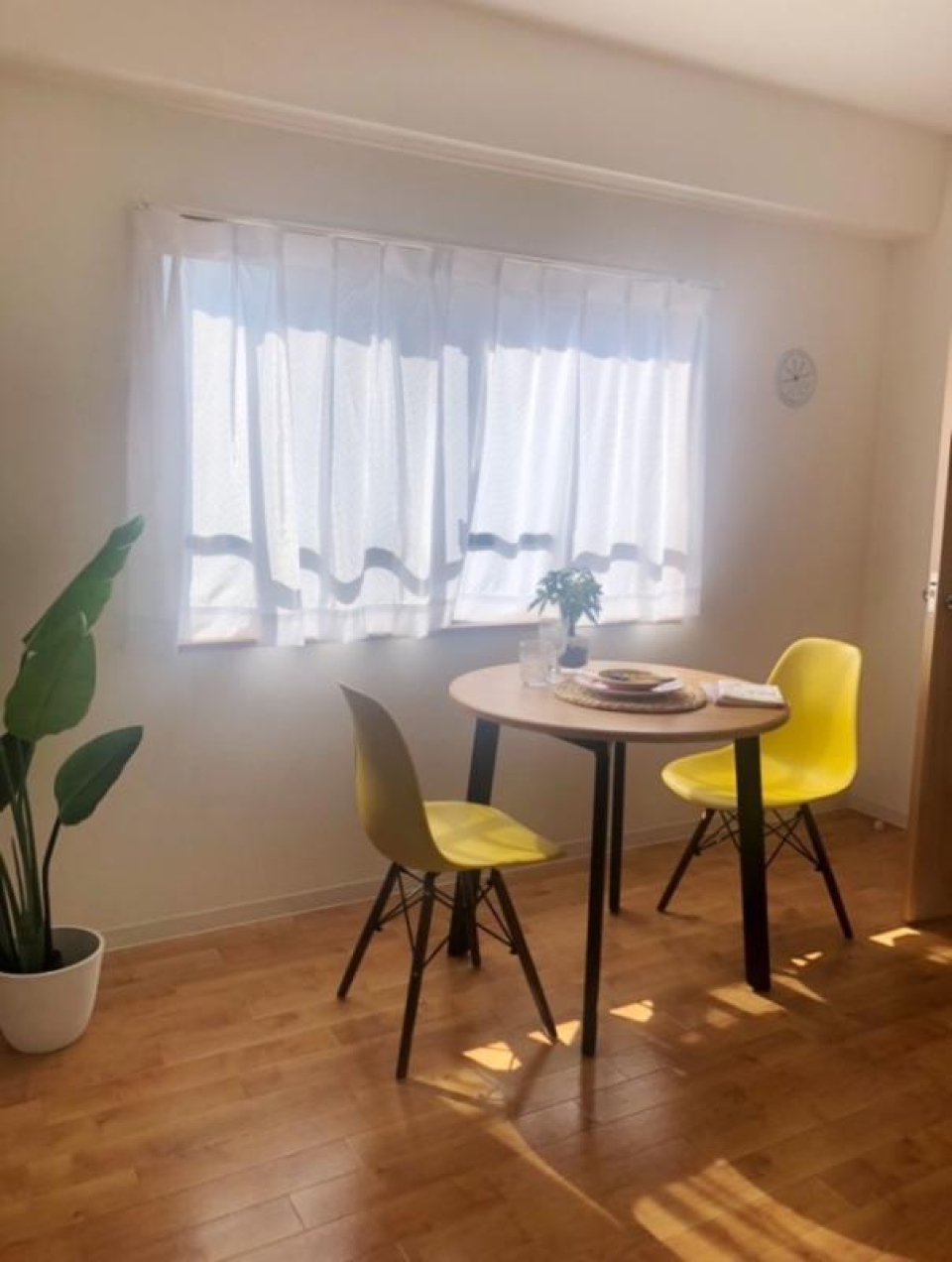 10.58㎡のリビングダイニングになっています。