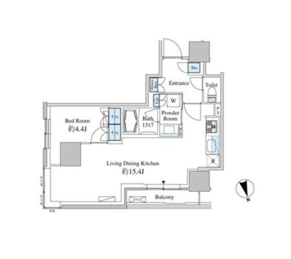 流れる水と大人の静けさの間取り図