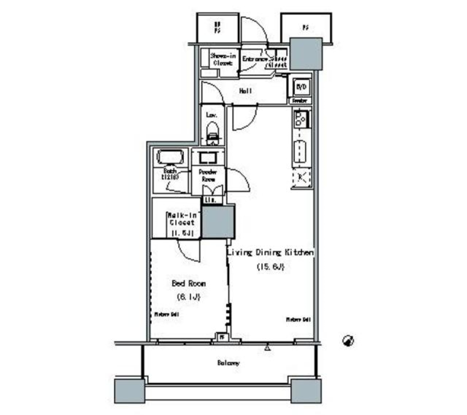 Pure White Roomの間取り図