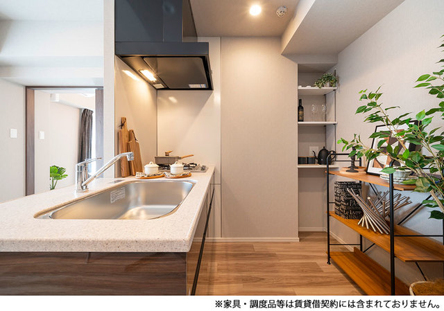 キッチンは対面式です
※写真は同タイプ住戸です。