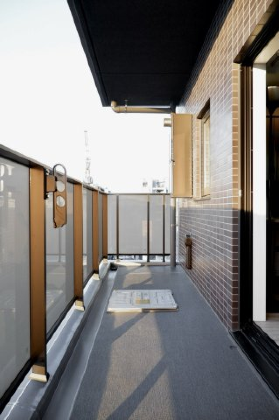 バルコニーの様子。※別号室同タイプ