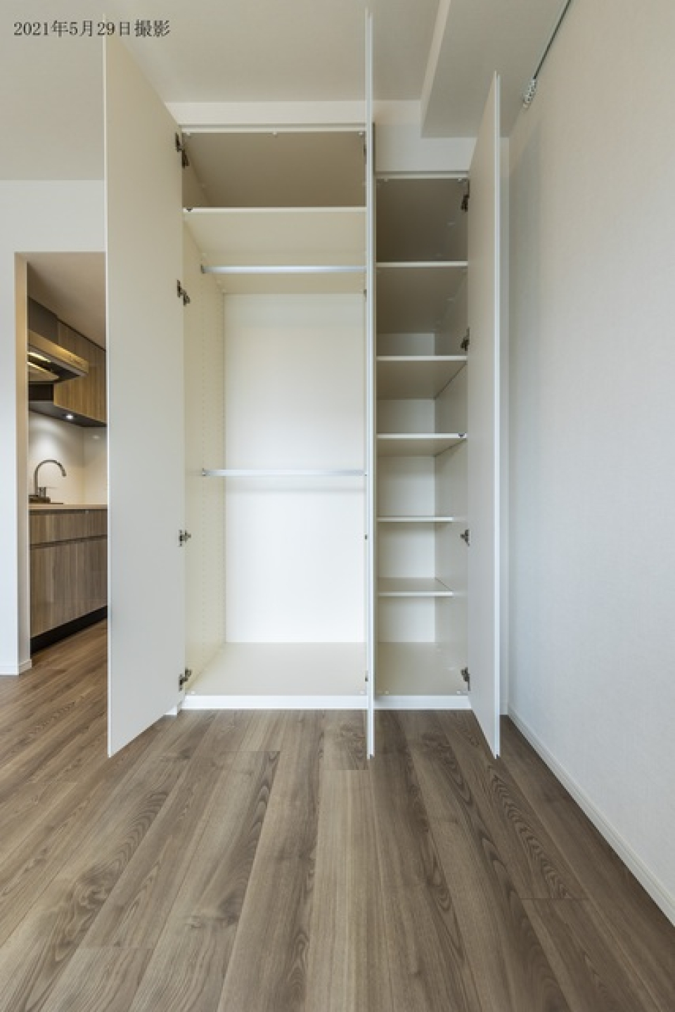 クローゼット付きです。
※写真は同タイプ住戸です。