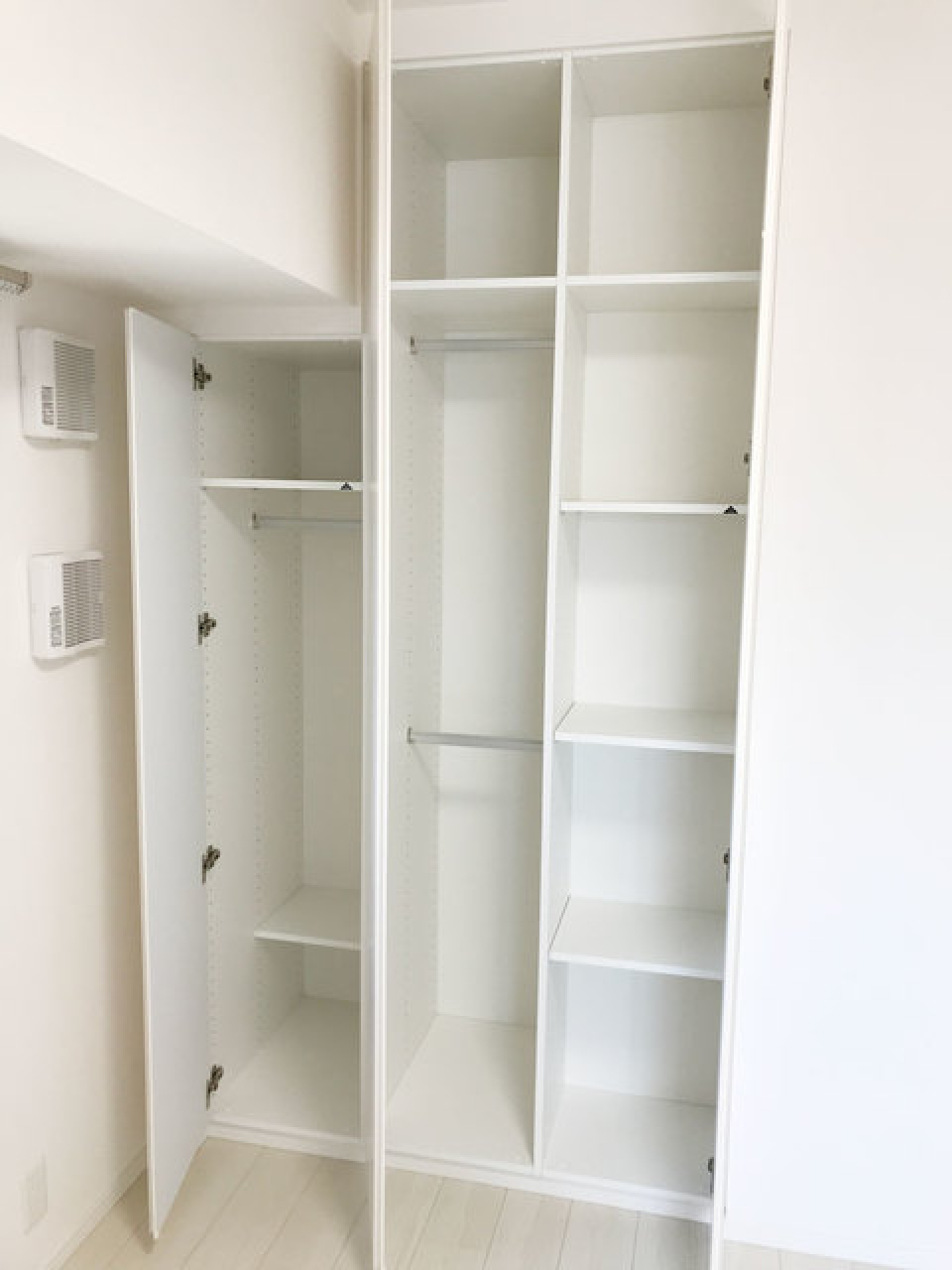 嬉しいクローゼット付きです。
※写真は同タイプ住戸です。