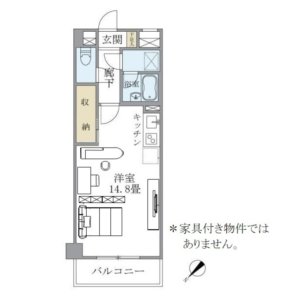 ダウンステージの魅惑の間取り図