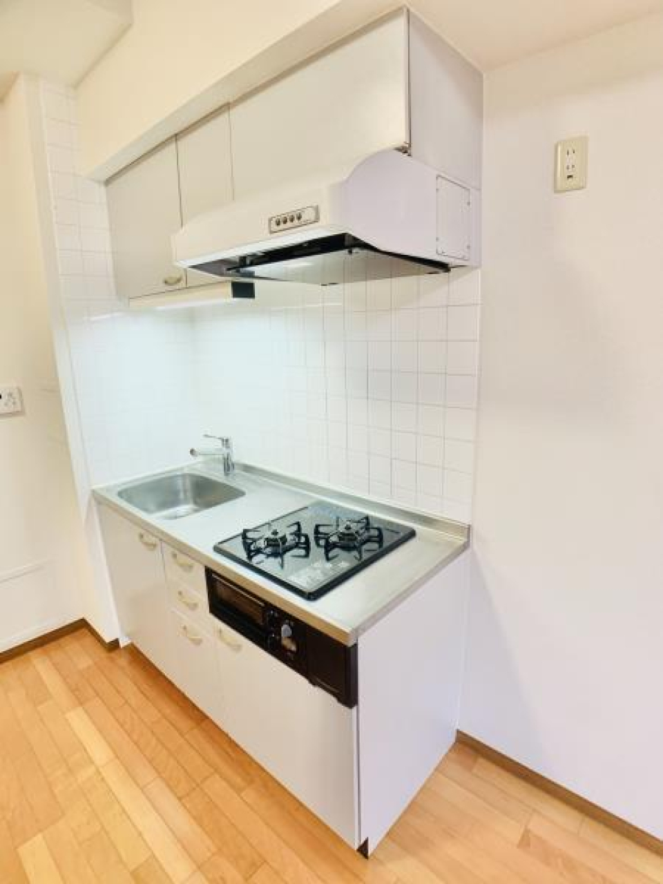 2口のガスコンロが導入されています。