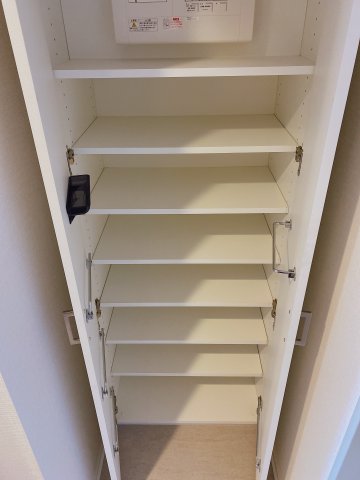 シューズボックスを開けた時の様子。