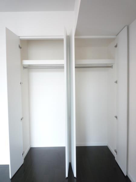 収納を開けた時の様子。