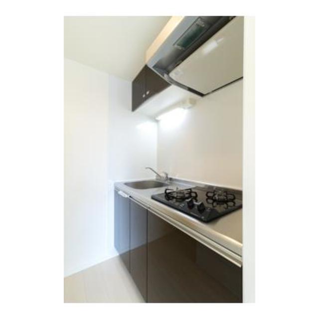 ２口のガスコンロが導入されています。※写真は同タイプ住戸です。