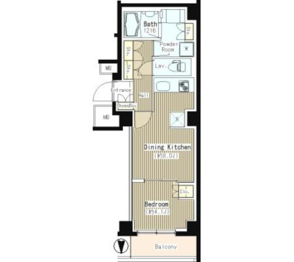 世田谷区で地に足をつけて住まうの間取り図