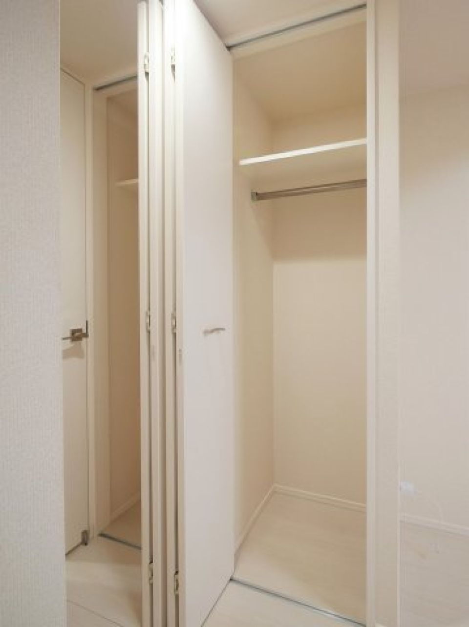 収納を開けた時の様子。