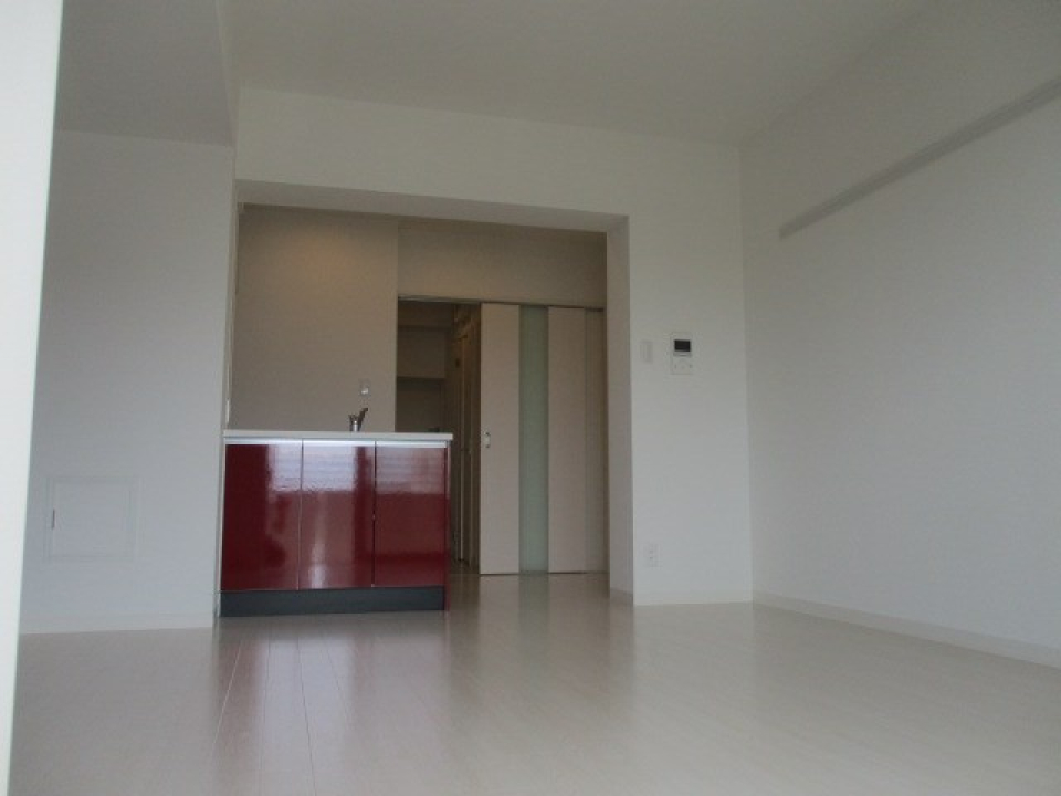 天井、壁、床、ほとんど白なのでより広く見えます。