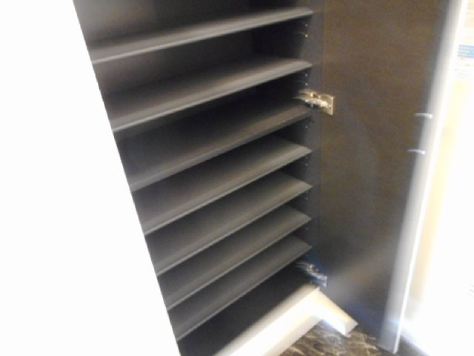 たくさん入るシューズボックス。靴が好きな方にはもってこいです！