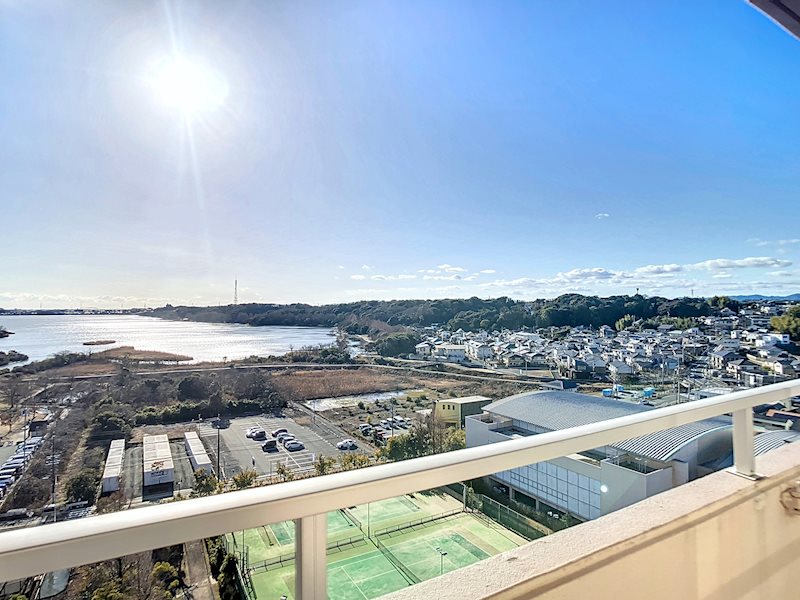 バルコニーから見えるこの景色は最高ですね